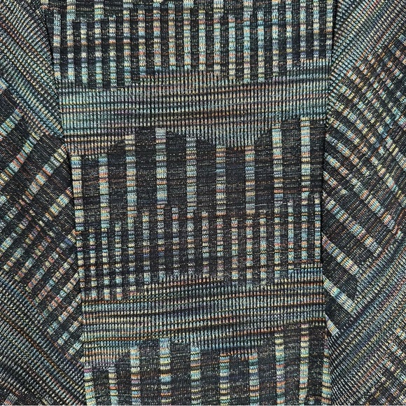 Comfy USA Rainbow Colorful Knit Long Sleeve Lagenlook Blouse Size Small - Picture 3 of 5